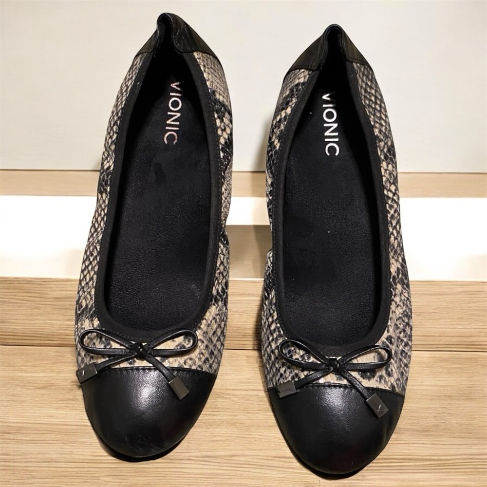 Bionic Snakeskin Flats - image 1